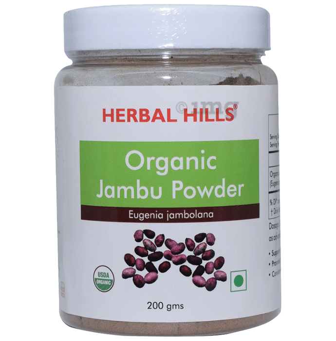 Herbal Hills Organic Jambu Eugenia Jambolana Powder