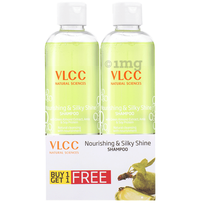 VLCC Nourishing & Silky Shine Shampoo 350ml Each (Buy 1 Get 1 Free)
