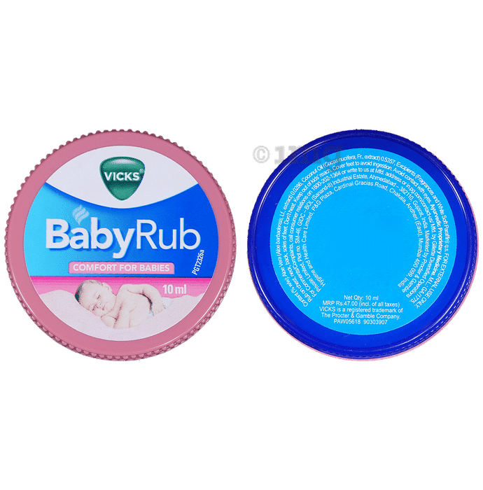 Vicks BabyRub Balm | For 3 Months & Above Balm