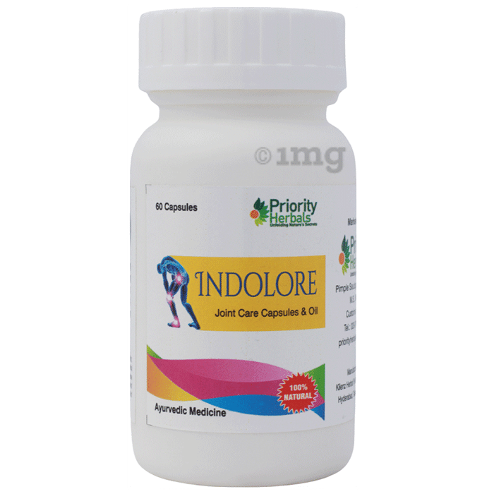 Priority Herbals Indolore capsules for Pain relief