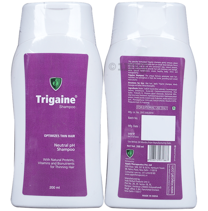 Trigaine Neutral pH Shampoo | Optimises Thin Hair