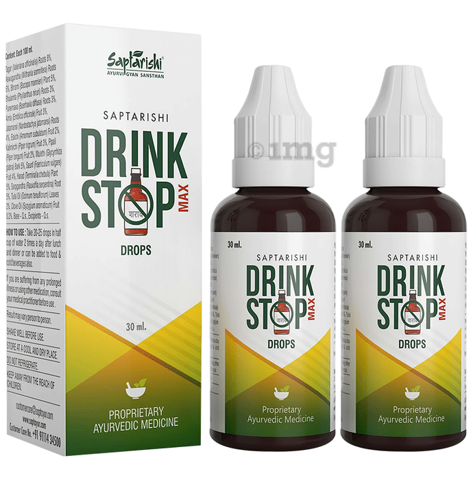 Saptarishi Drink Stop Max Drops (30ml Each)