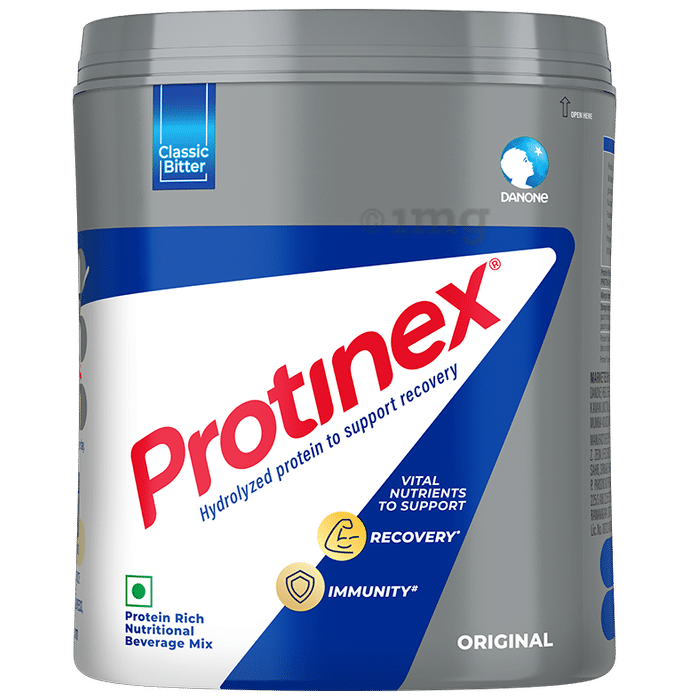 Protinex Hydrolyzed Protein Nutritional Drink | Powder for Recovery & Immunity | Flavour Classic Bitter Original