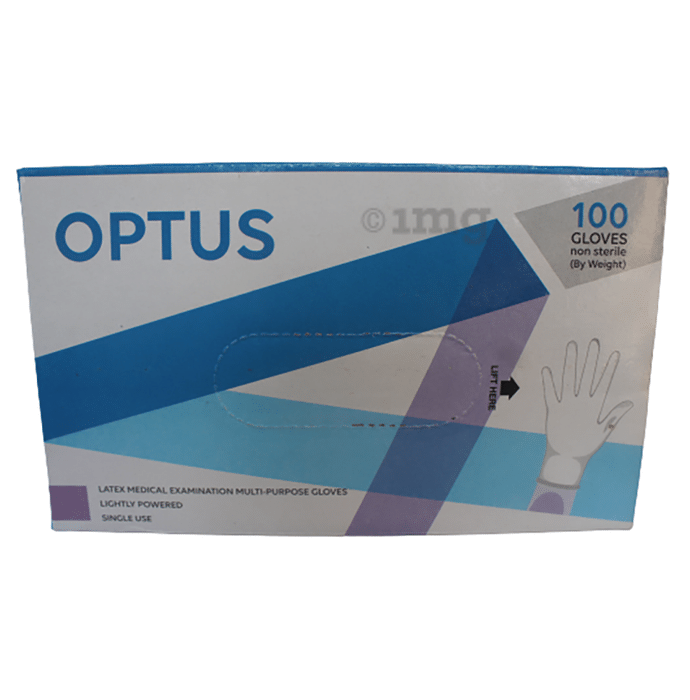 Optus Latex Medical Examination Multi-Purpose Glove Medium