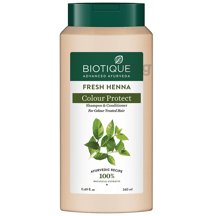 Biotique Fresh Henna Colour Protect Shampoo and Conditioner