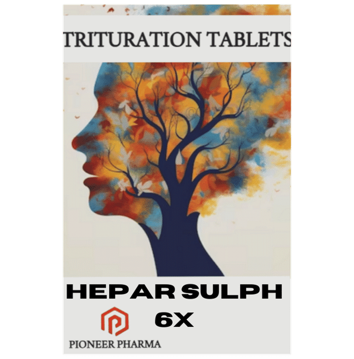 Pioneer Pharma Hepar Sulph Trituration Tablet 6X