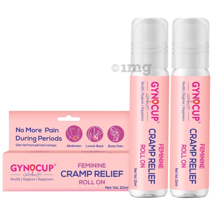 Gynocup Feminine Cramp Relief Roll On (10ml Each)
