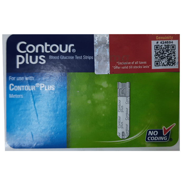 Contour Plus Blood Glucose Test Strip