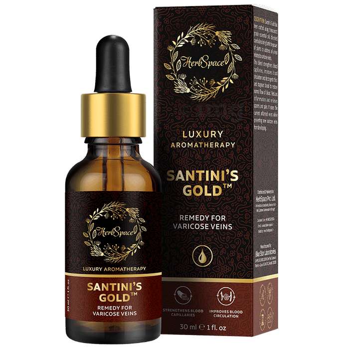 Herbspace Santini's Gold Remedy for Varicose Veins Oil