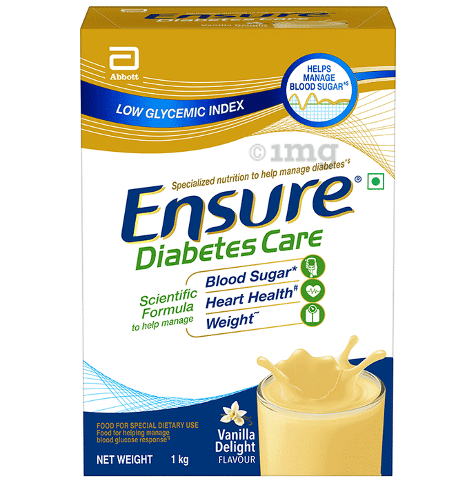 Ensure Diabetes Care Nutrition to Help Control Blood Sugar Levels Powder Vanilla Delight