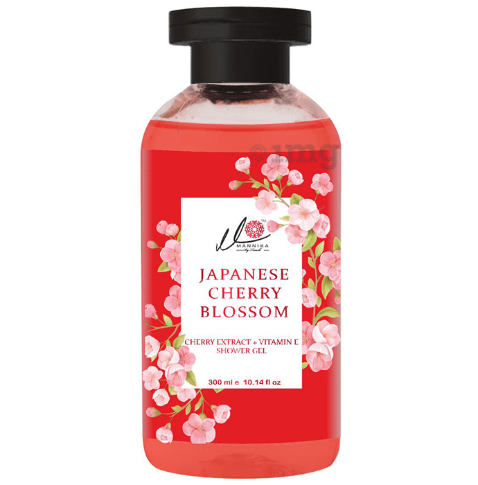 Mannika by Tanish Japanese Cherry Blossom Shower Gel