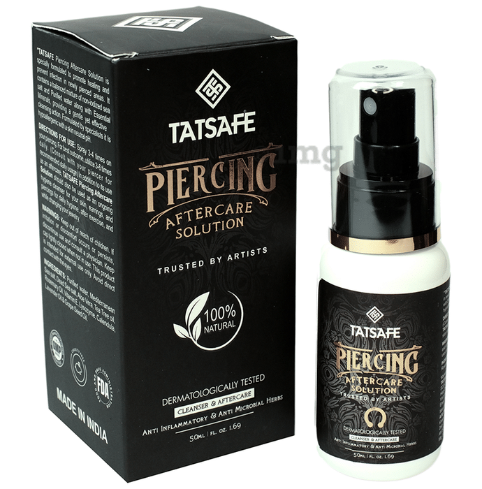 Tatsafe Piercing Aftercare Solution (50ml Each)