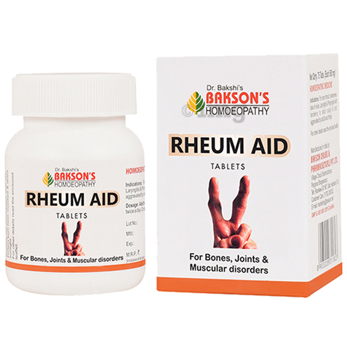Bakson's Homeopathy Rheum Aid Tablet