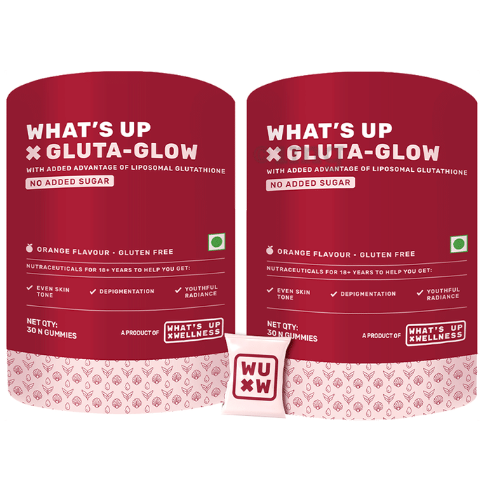 What's Up Wellness X Gluta-Glow Gummies (30 Each)