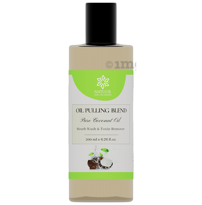 Natuur Oil Pulling Blend Mouth Wash & Toxin Remover Coconut Oil