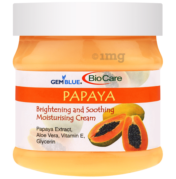 Gemblue Biocare Papaya Brightening and Soothing Moisturising Cream