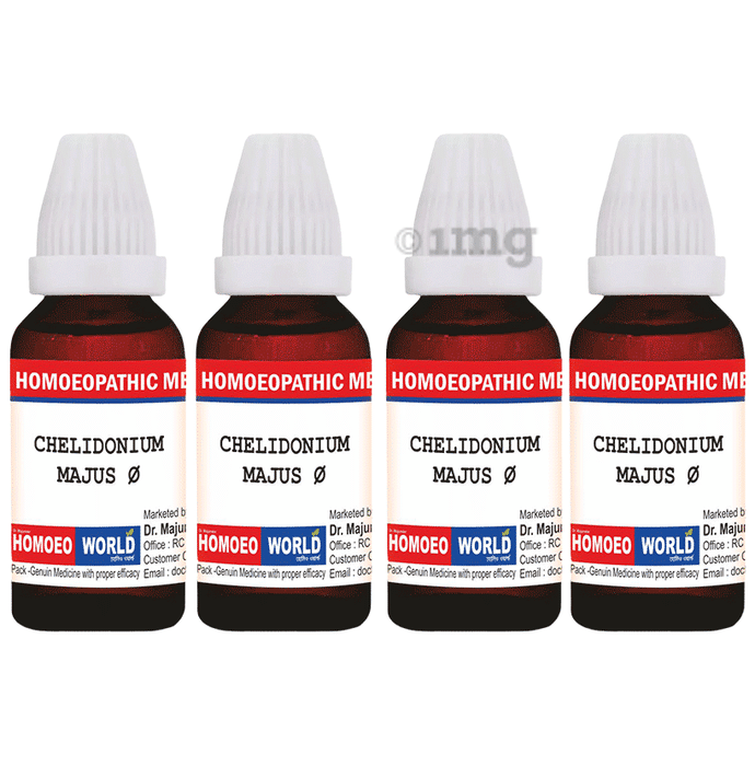 Dr. Majumder Homeo World Chelidonium Majus Mother Tincture (30ml Each) Q