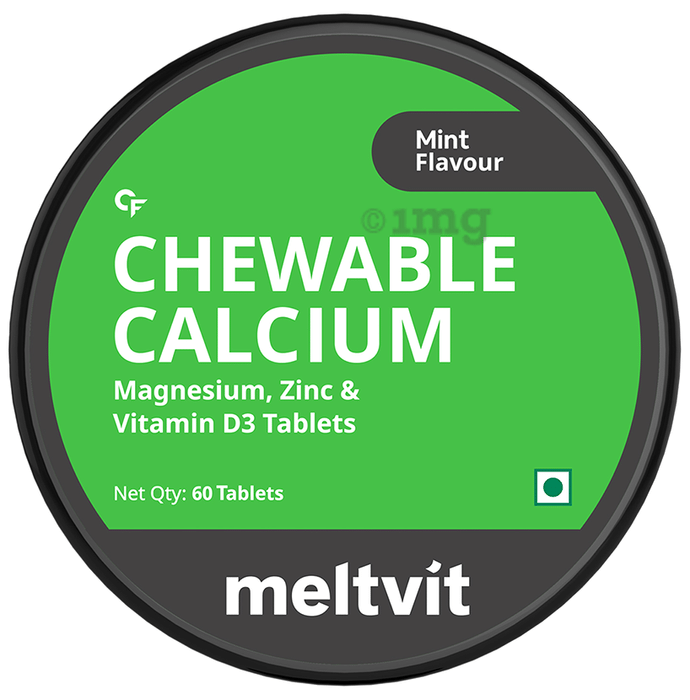 Meltvit Chewable Calcium Tablet Mint