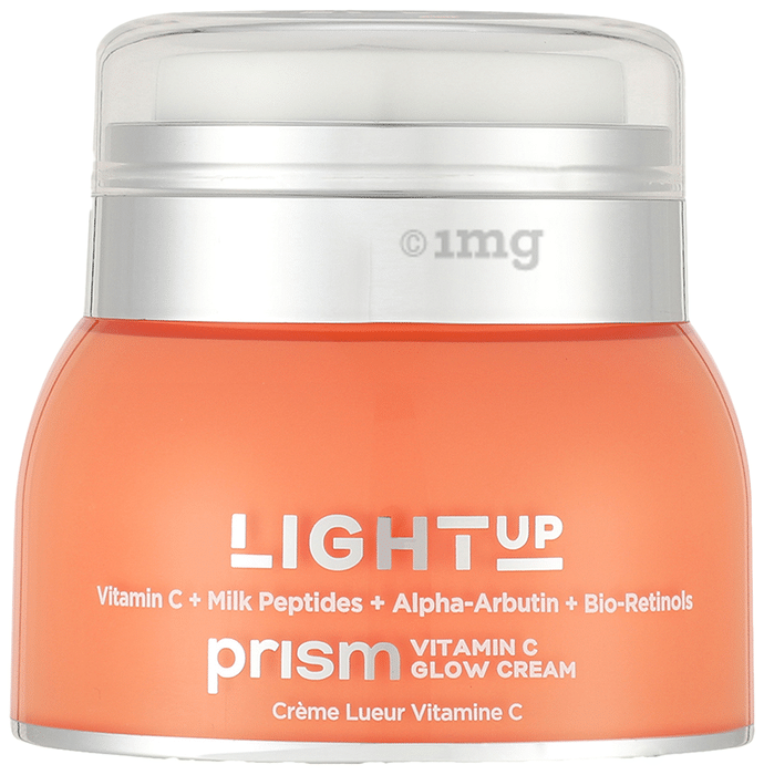 Light Up Prism Vitamin C Glow Cream for Pigmentation, Ageing | Light weight for Dry Skin, Normal Skin & Sensitive Skin