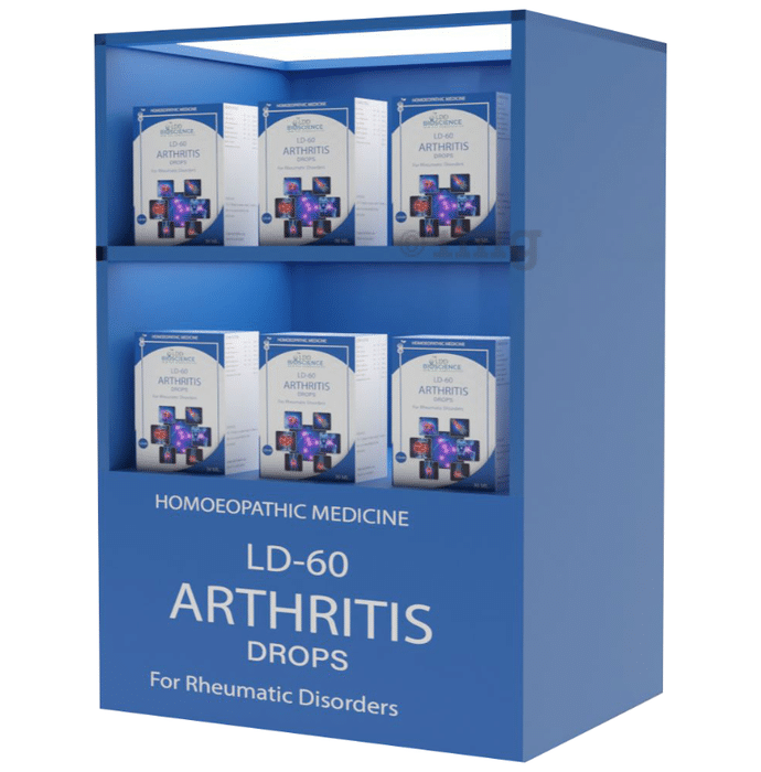 LDD Bioscience LD-60 Arthritis Drops For Rheumatic Disorder (30ml Each) Buy 5 get 1 Free