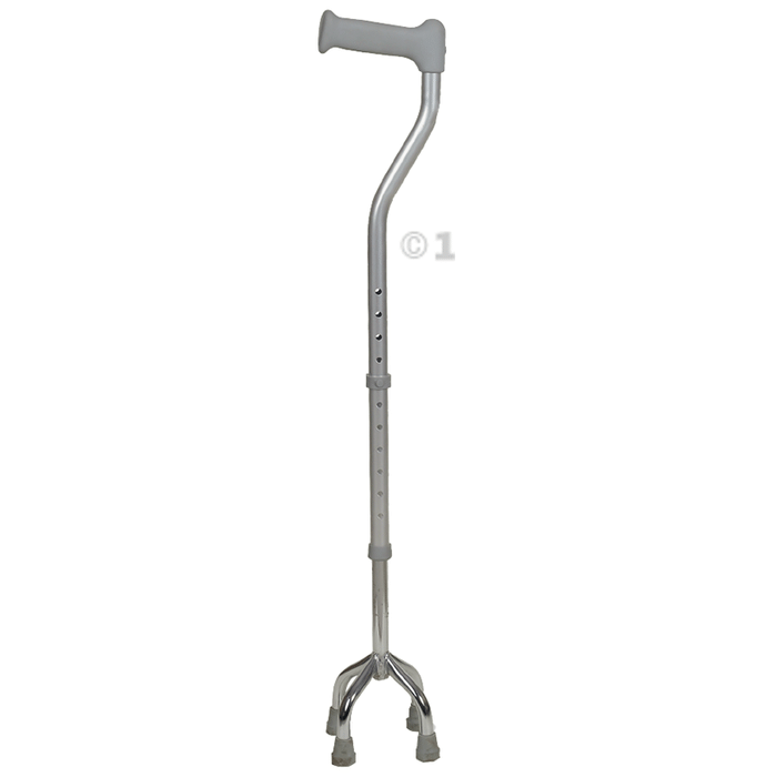 Tata 1mg Quadripod Walking Stick with Adjustable Height