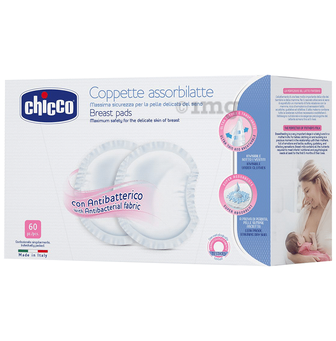 Chicco Breast pad with Antibacterial Fabric
