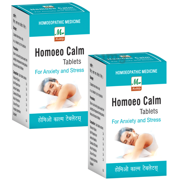 Medilife Homoeo Calm Tablet (25gm Each)