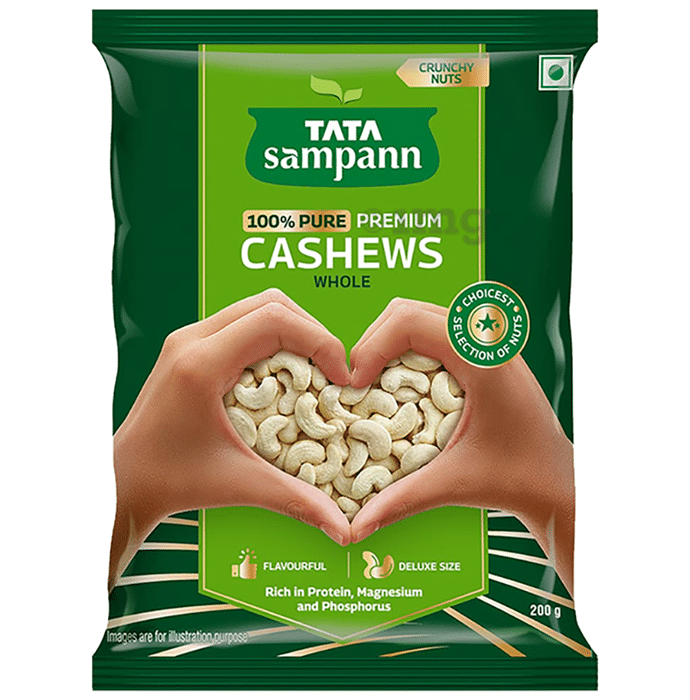 Tata Sampann 100% Pure Premium Cashews Whole