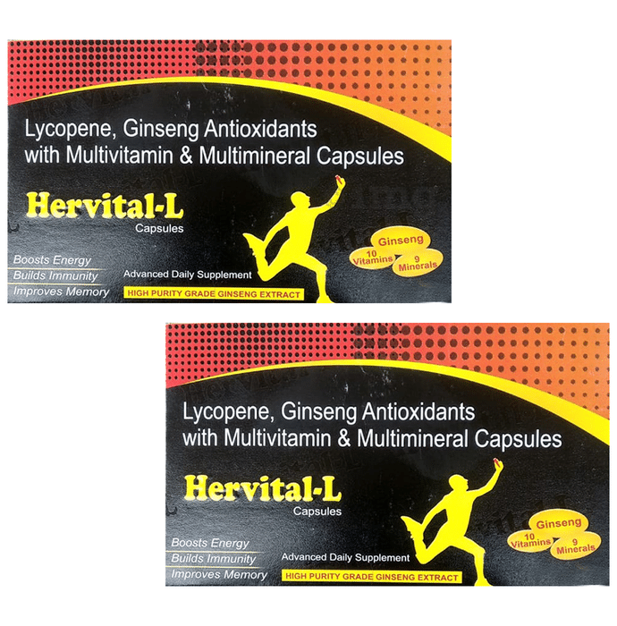 Herbal Vedic Hervital-L Capsules (10 Each)