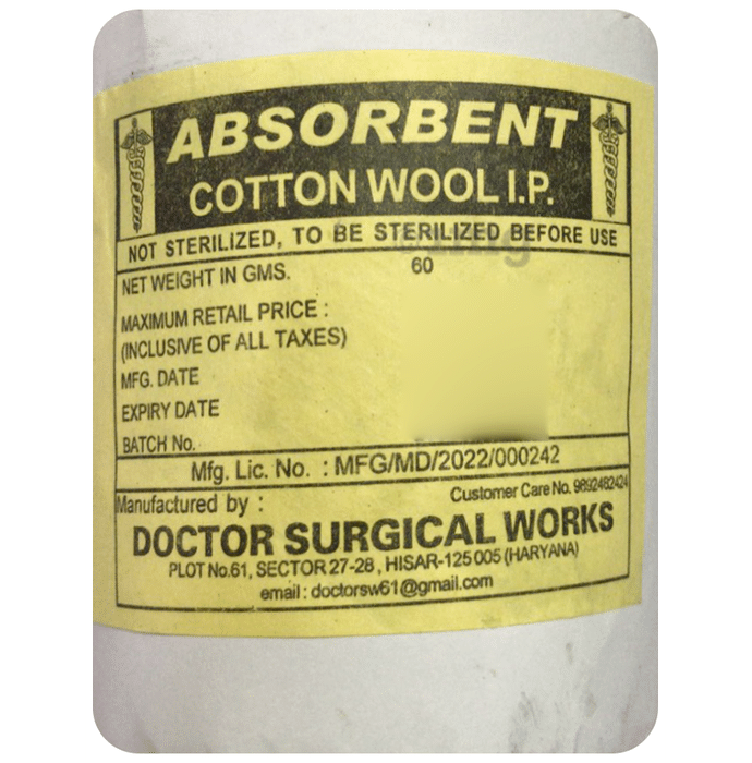 Doctor Surgical Works Absorbent Cotton Wool