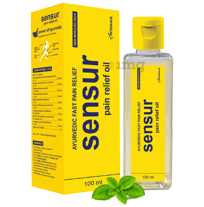 Sensur Pain Relief Oil Buy Bottle Of 100 0 Ml Oil At Best Price In India 1mg