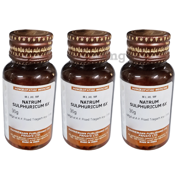 Hapco Natrum Sulphuricum Tablet (30gm Each) 6X