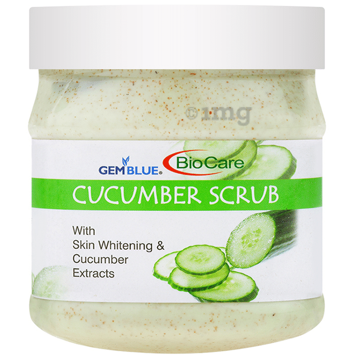 Gemblue Biocare Cucumber Scrub: Buy jar of 500.0 ml Scrub at best price ...