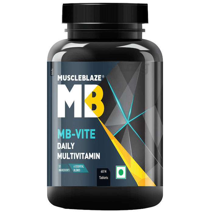 MuscleBlaze MBVite Daily Multivitamin with 51 ingredients, 6 essential