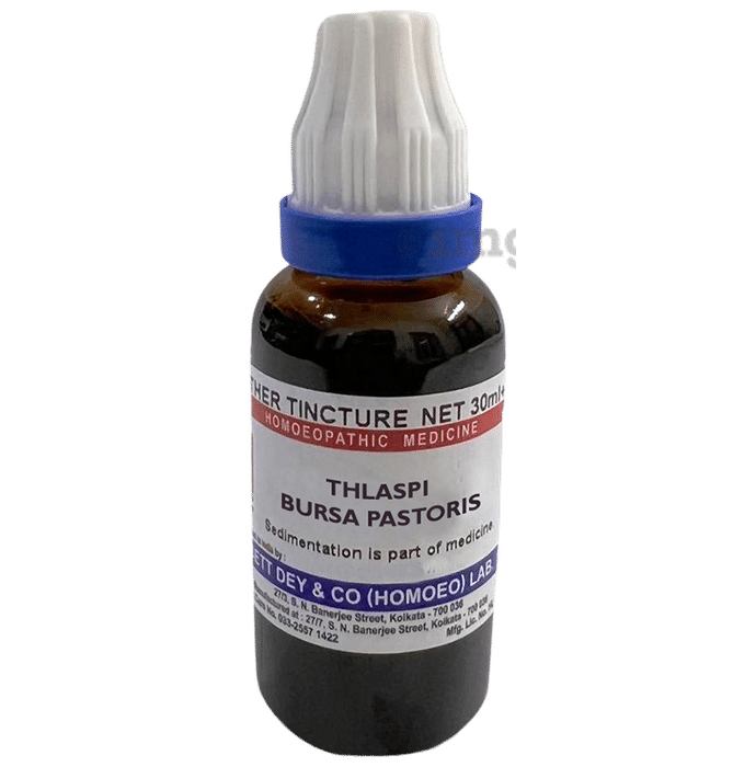 Sett Dey Thlaspi Bursa Pastoris Mother Tincture Q