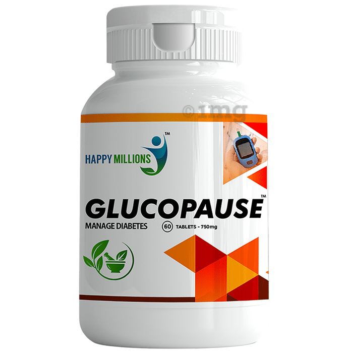 Happy Millions Glucopause Tablet | Manage Diabetes
