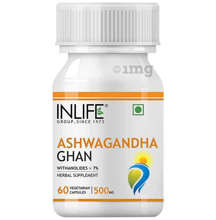 Inlife Ashwagandha Ghan 500mg Capsule