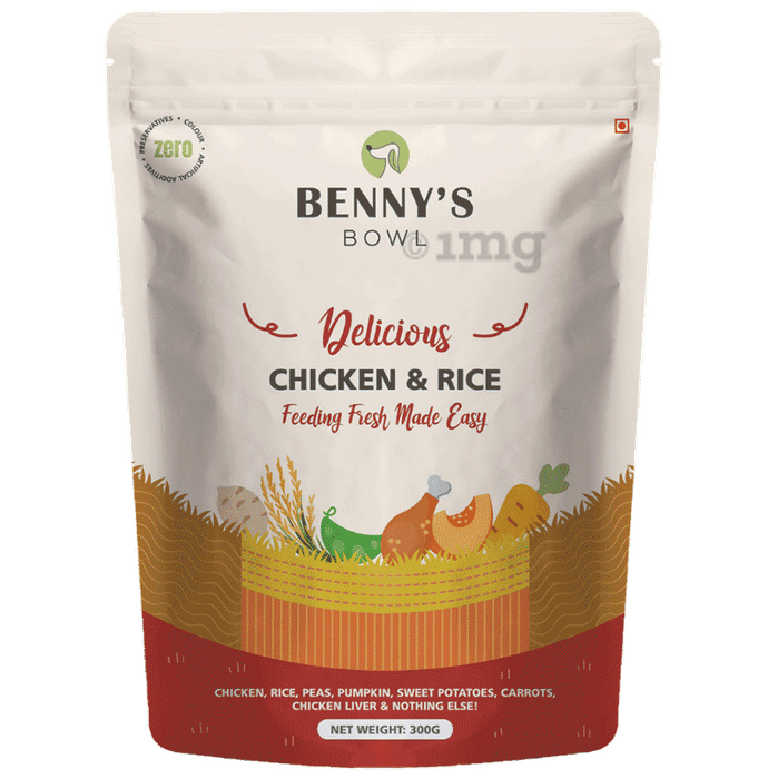 Bennys Bowl Chicken & Rice(300gm Each) Pet Food