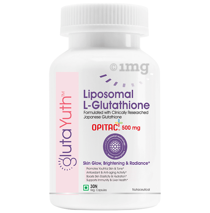 Gluta Yuth Liposomal Japanese L-Glutathione Opitac 500 mg Capsule