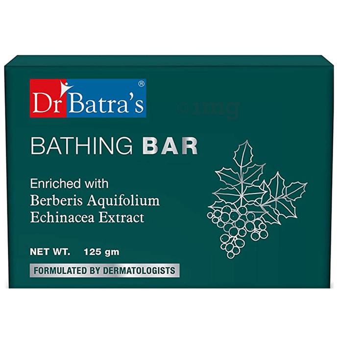 Dr Batra's Bathing Bar Enriched with Berberis Aquifolium & Echinacea