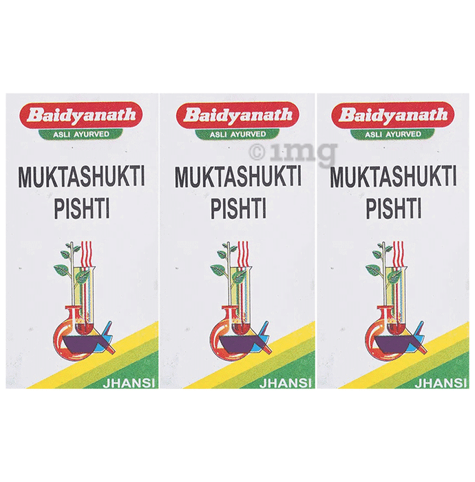 Baidyanath (Jhansi) Muktashakti Pishti Powder(10gm Each)