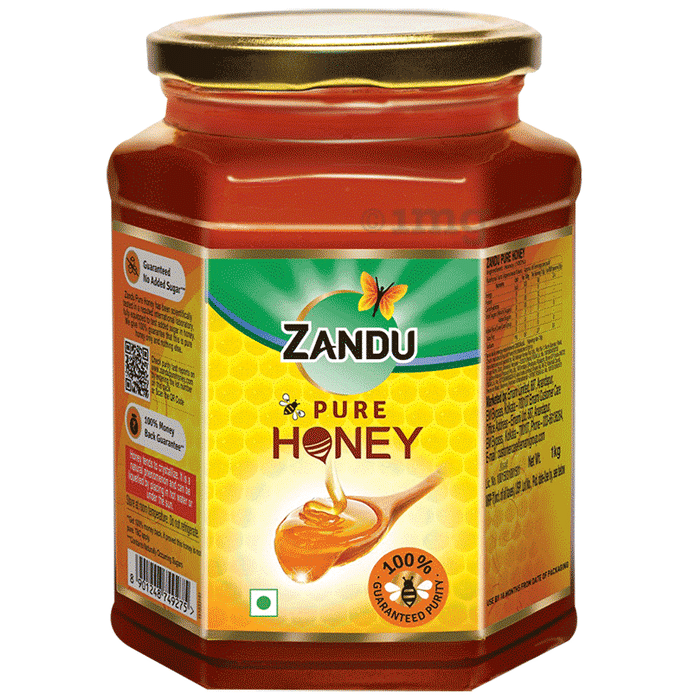 Zandu Pure Honey with No Added Sugar | Free from Adulteration