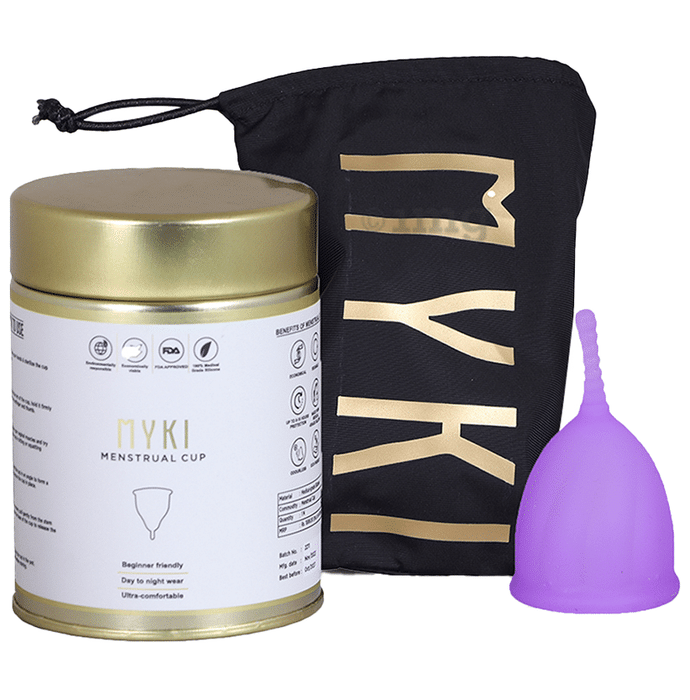 MYKI Silicon Easy Dose It Menstrual Cup Purple Small