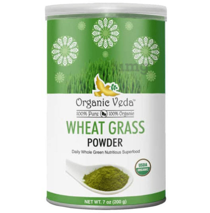 Organic Veda Wheatgrass Powder