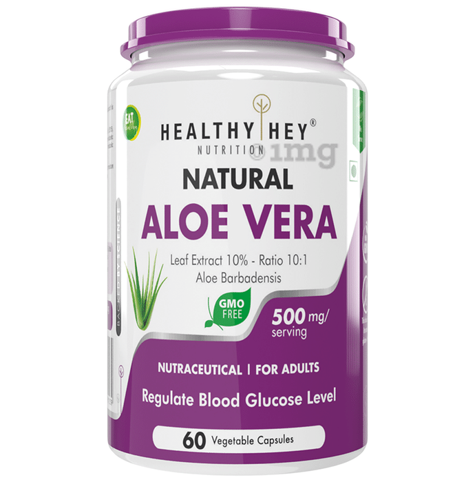 Healthyhey Nutrition Natural Aloe Vera Vegetable Capsule Buy Bottle Of 600 Vegicaps At Best 4689