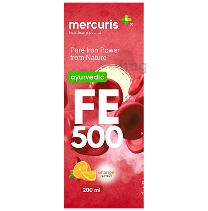 Mercuris + FE 500 Pure Iron Power from Nature Orange Sugar Free