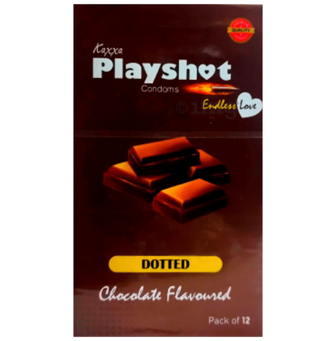 Kaxxa Playshot Dotted Condom Chocolate