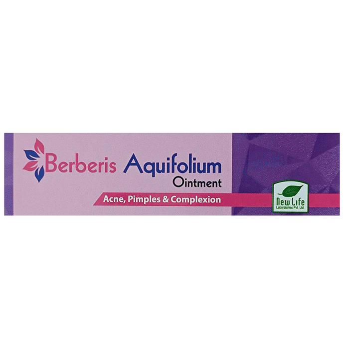 New Life Berberis Aquifolium Ointment for Acne, Pimples & Complexion