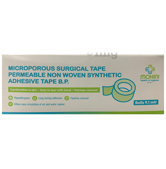 Mohini Microporous Surgical Tape 2.50cm x 9.1m