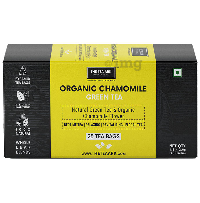 The Tea Ark Organic Chamomile Green Tea Bag (1.8gm-2gm Each)